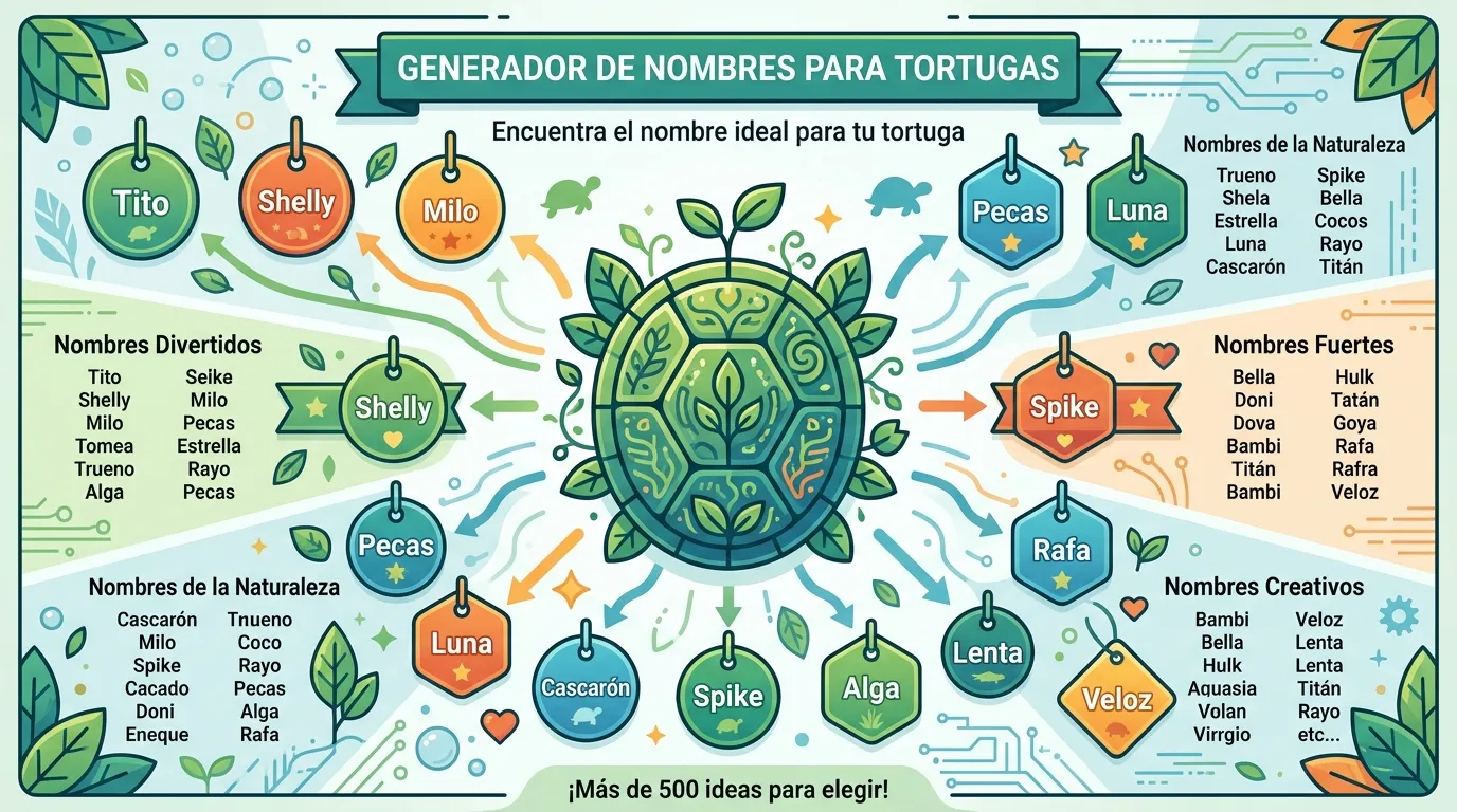 generador de nombres para tortugas